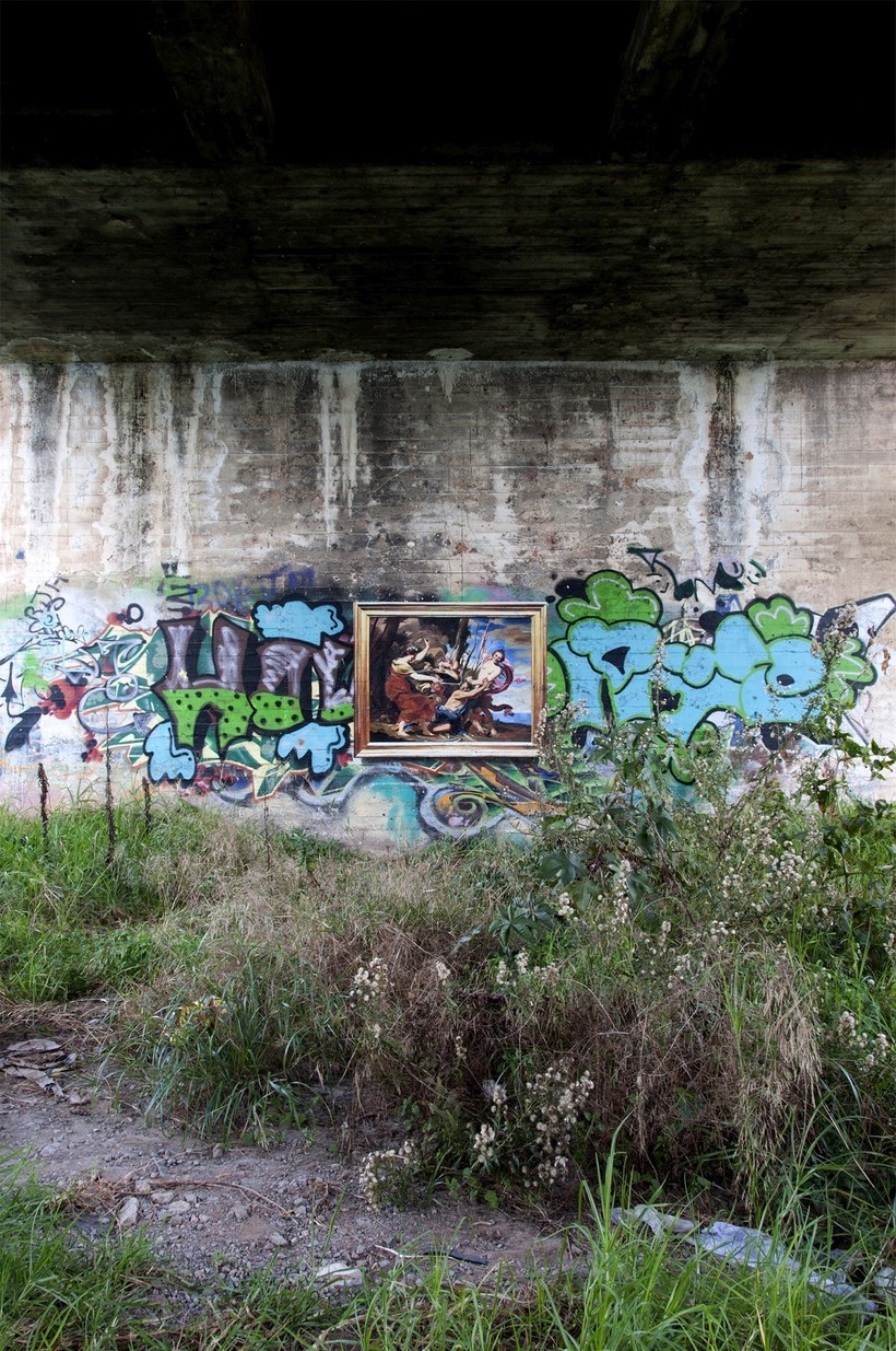 Испанский художник рисует копии картин на заброшенных стенах, превращая их в шедевры