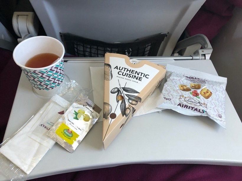 питание на борту AirItaly