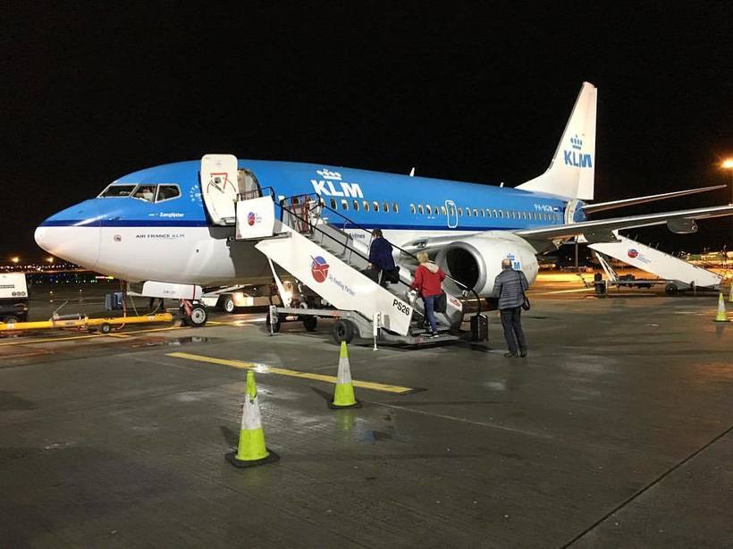 самолёт авиакомпании KLM