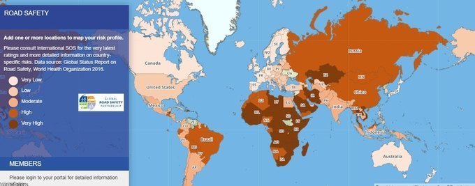 Блог - Представлены карты самых опасных для туристов стран мира в 2019 году Представлены карты самых опасных для туристов стран мира в 2019 году