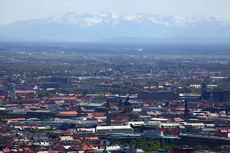Панорама Мюнхена и Баварии