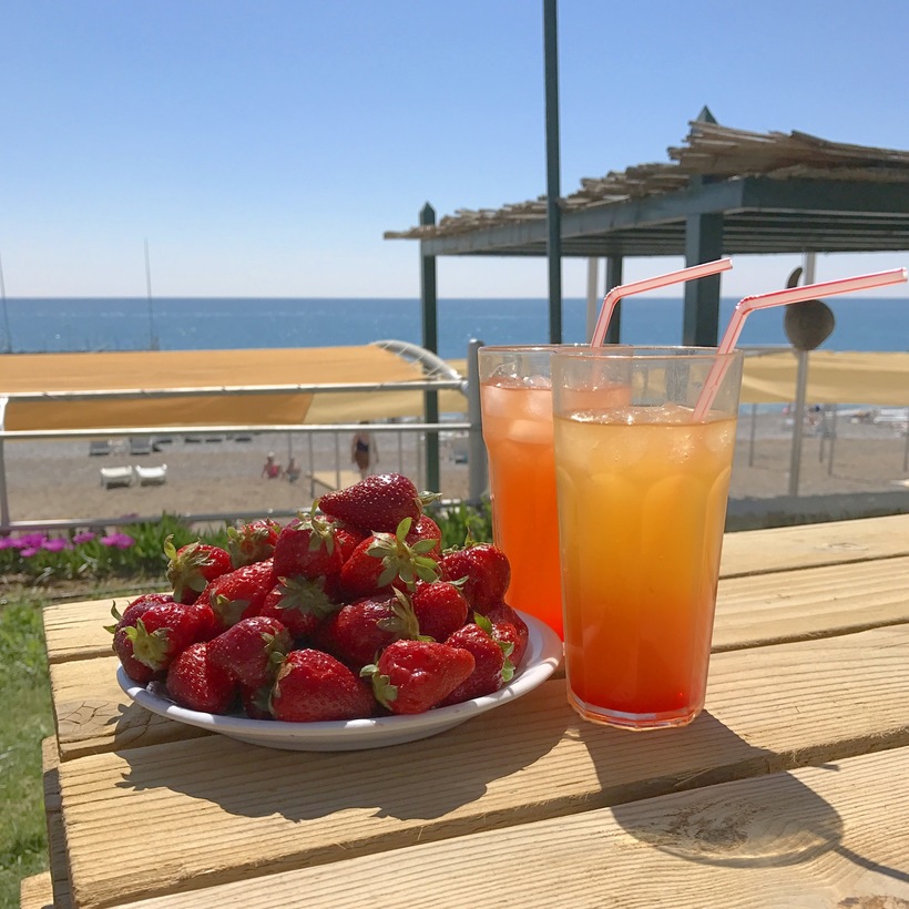 Легкий перекус на пляже, Окурджалар, Турция