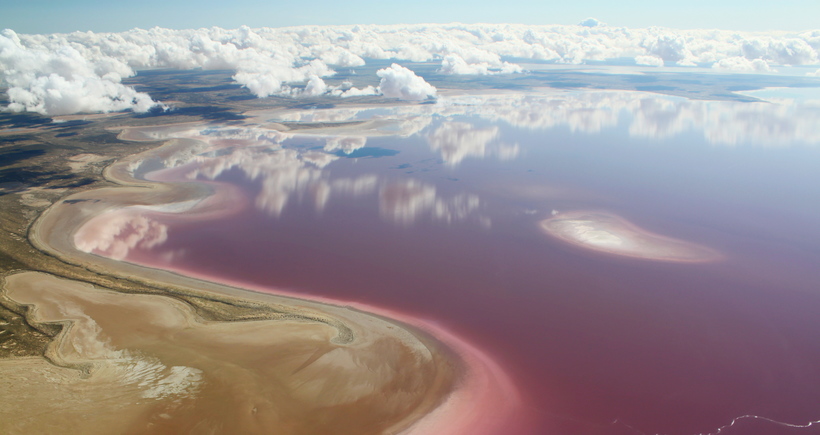 Красота исчезающего озера Эйр в Австралии