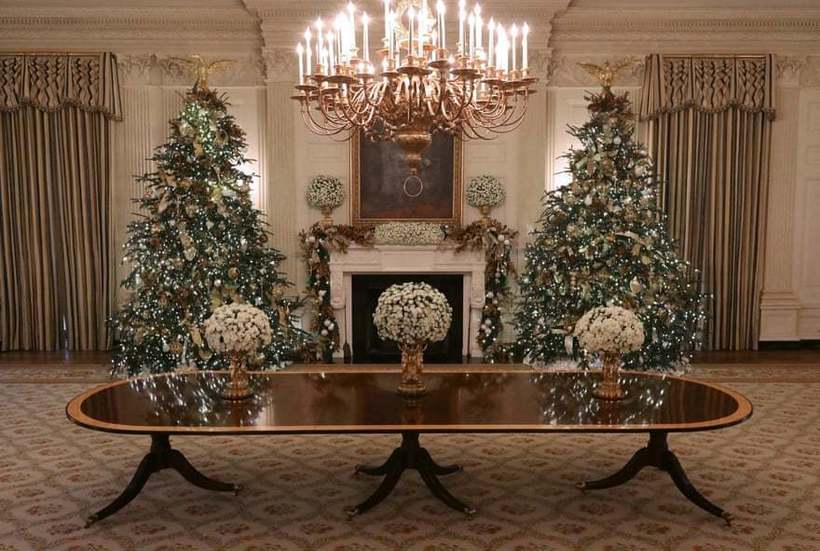 Блог - Как Мелания Трамп украсила Белый дом к Рождеству в фотографиях Как Мелания Трамп украсила Белый дом к Рождеству в фотографиях