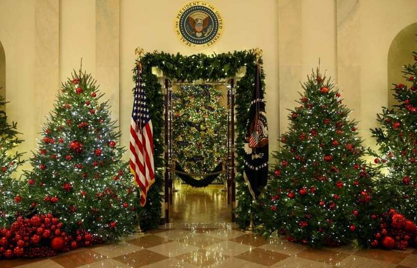 Блог - Как Мелания Трамп украсила Белый дом к Рождеству в фотографиях Как Мелания Трамп украсила Белый дом к Рождеству в фотографиях