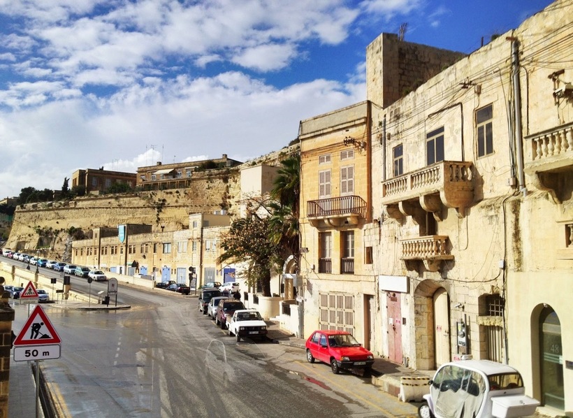 Улица Валлетты в ноябре