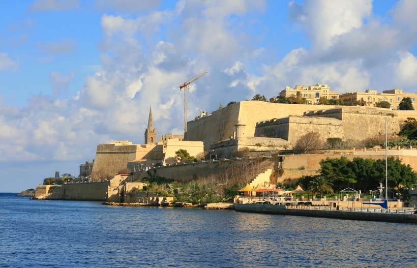 Форт Святого Эльма на острове Мальта