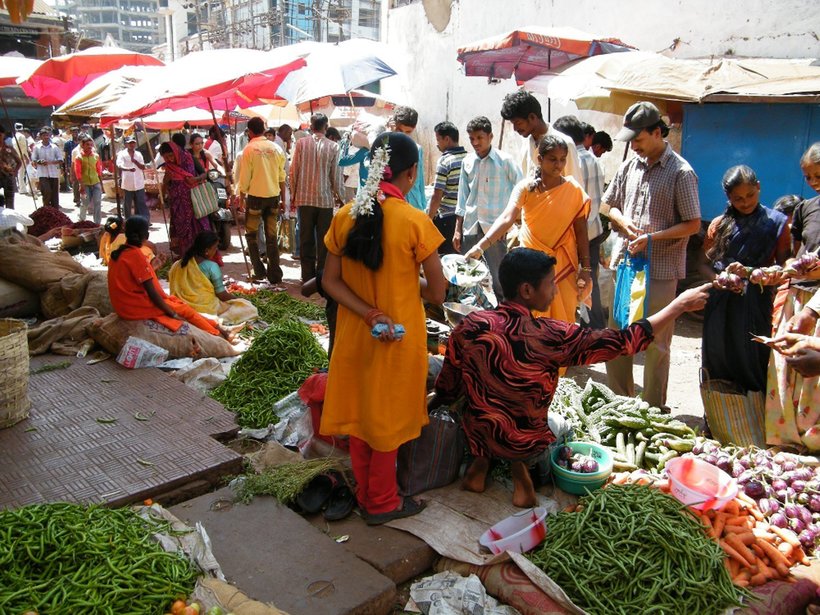 Местный рынок в Гоа