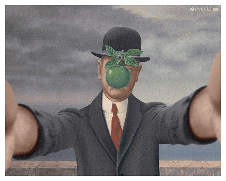 Герои самых культовых классических полотен делают селфи