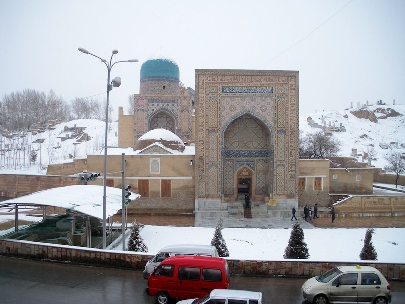 Зима в Самарканде