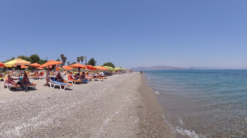 Октябрь на Lambi Beach, Кос