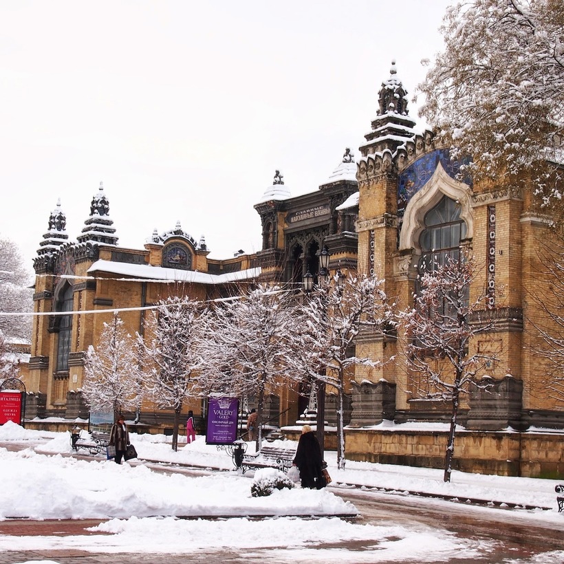 Кисловодск в снежный день!