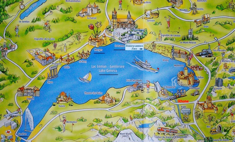 Террасовые виноградники Лаво в Швейцарии, которые основали еще древние римляне 