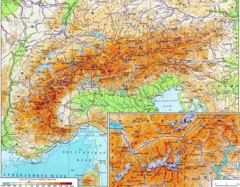 Альпы на каре мира