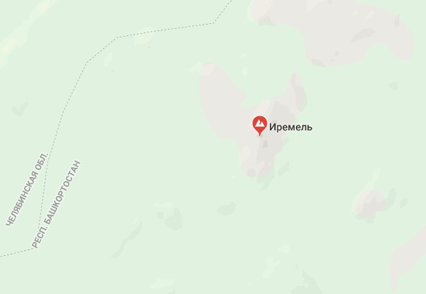 Иремель на карте