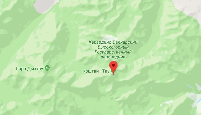 Коштантау на карте