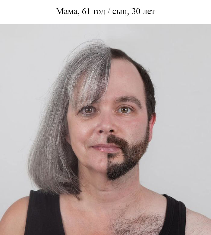 Блог - Фотограф соединил портреты родственников и показал, что генетика — это страшная сила Фотограф соединил портреты родственников и показал, что генетика — это страшная сила