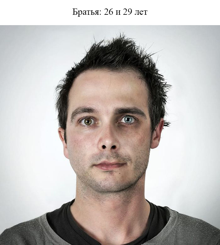 Блог - Фотограф соединил портреты родственников и показал, что генетика — это страшная сила Фотограф соединил портреты родственников и показал, что генетика — это страшная сила