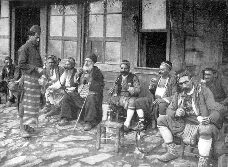 Кофейня Стамбула. Фото 1905 года Кофейня Стамбула. Фото 1905 года
