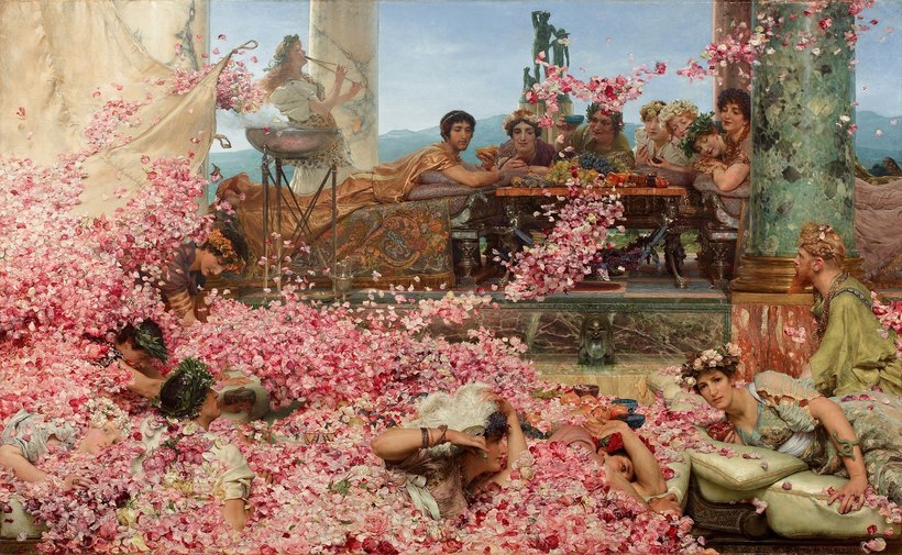 Картина «Розы Гелиогабала». Художник Лоуренс Альма-Тадема. 1888 г. Картина «Розы Гелиогабала». Художник Лоуренс Альма-Тадема. 1888 г.