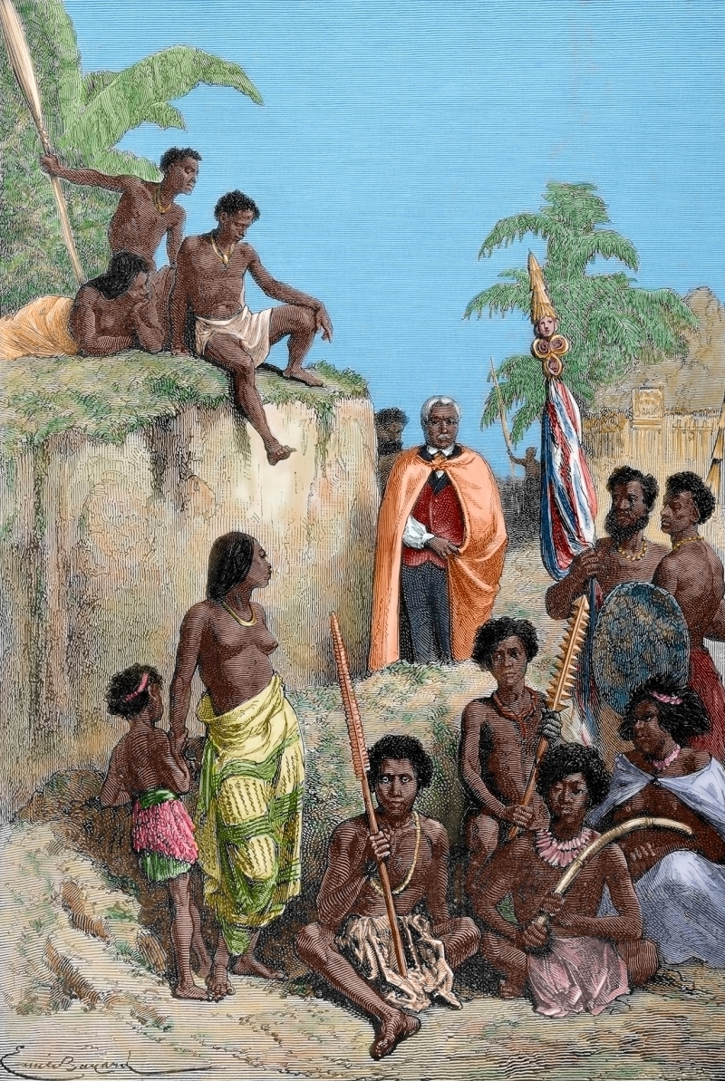 Король Камеамеа I и его солдаты, 1819 Король Камеамеа I и его солдаты, 1819