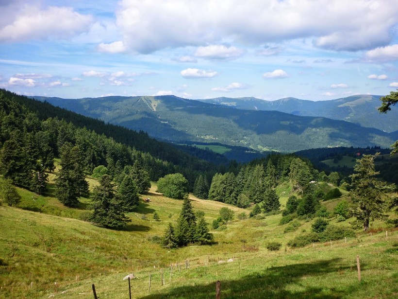 Вершины горного массива Вогезы