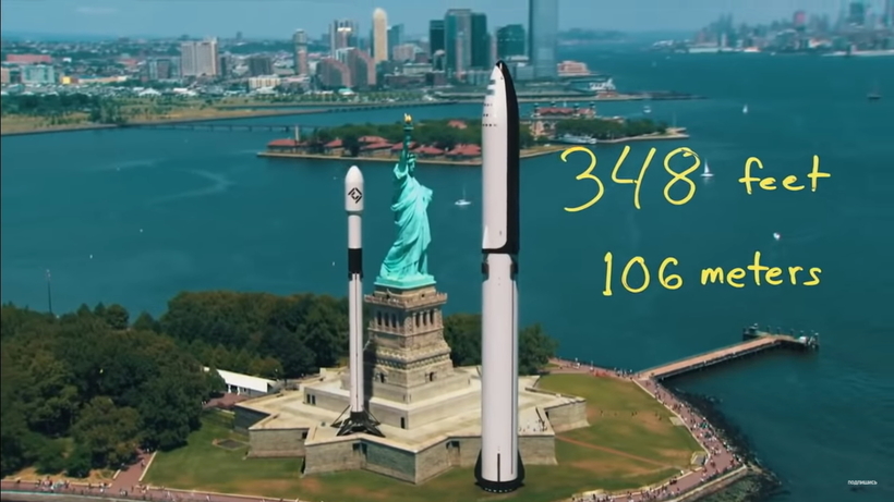 Блог - Видео: Художник по спецэффектам показал, насколько огромные у SpaceX ракеты Видео: Художник по спецэффектам показал, насколько огромные у SpaceX ракеты