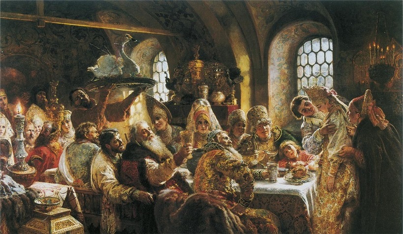 «Боярский свадебный пир». К. Маковский «Боярский свадебный пир». К. Маковский
