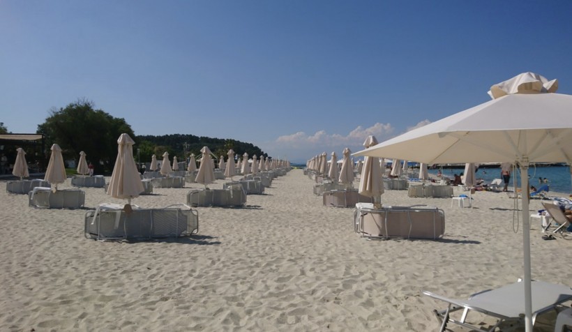 Пляж Pallini beach