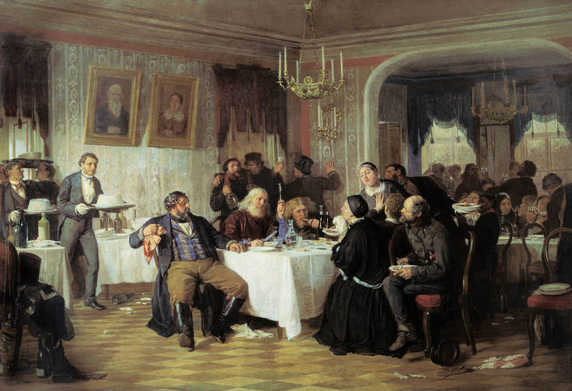 «Купеческие поминки». Фирс Журавлев «Купеческие поминки». Фирс Журавлев