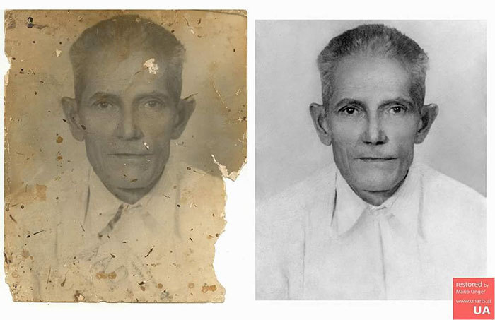 Блог - Фотограф проводит тысячи часов над восстановлением безнадежных фотографий из прошлого Фотограф проводит тысячи часов над восстановлением безнадежных фотографий из прошлого