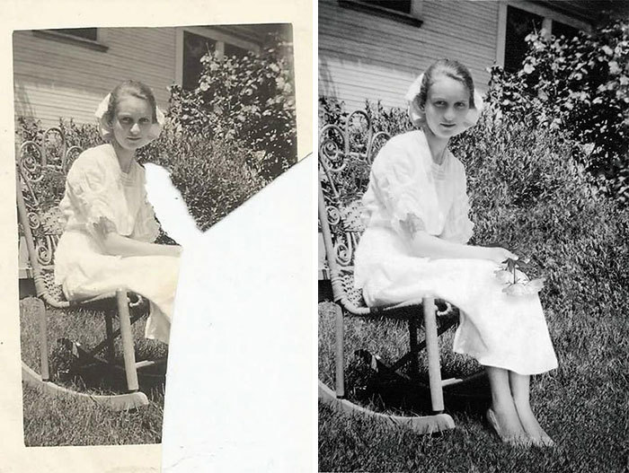 Блог - Фотограф проводит тысячи часов над восстановлением безнадежных фотографий из прошлого Фотограф проводит тысячи часов над восстановлением безнадежных фотографий из прошлого