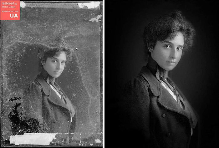 Блог - Фотограф проводит тысячи часов над восстановлением безнадежных фотографий из прошлого Фотограф проводит тысячи часов над восстановлением безнадежных фотографий из прошлого