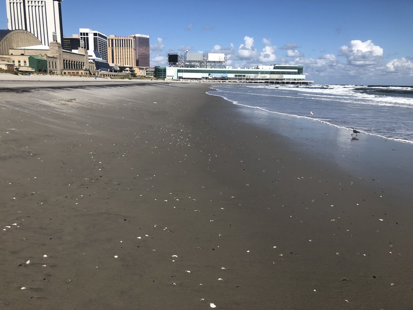 The Beach of Atlantic city