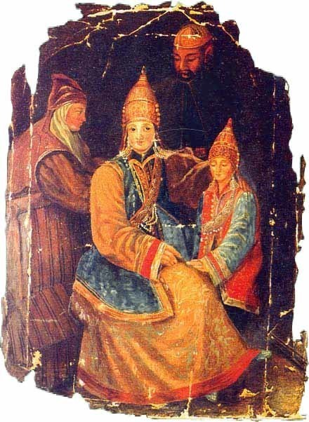 Сююмбике с сыном Утямыш-Гиреем Сююмбике с сыном Утямыш-Гиреем