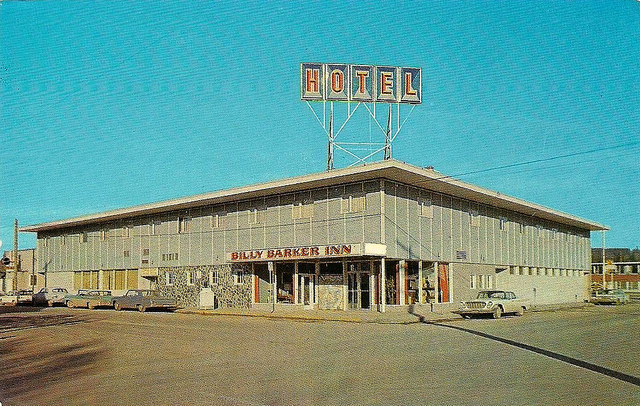 Открытка: отель, Британская Колумбия, 1962 Открытка: отель, Британская Колумбия, 1962