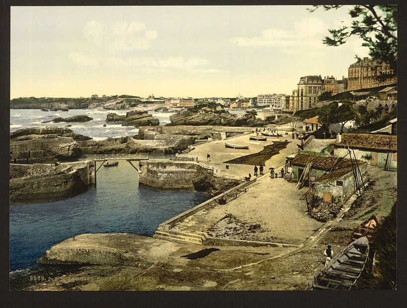 Биарриц. Франция. Фото XIX века Биарриц. Франция. Фото XIX века