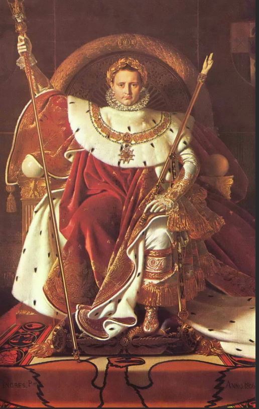 «Наполеон на троне». Жан-Огюст-Доминик Энгр