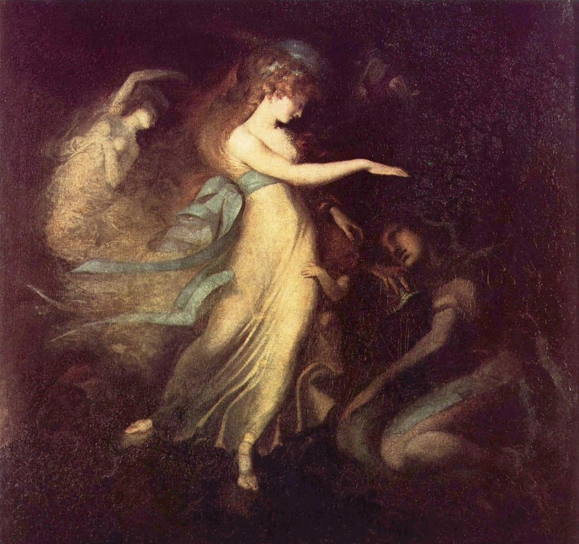 «Принц Артур и королева фей». Иоганн Генрих Фюсли. 1788 г. «Принц Артур и королева фей». Иоганн Генрих Фюсли. 1788 г.