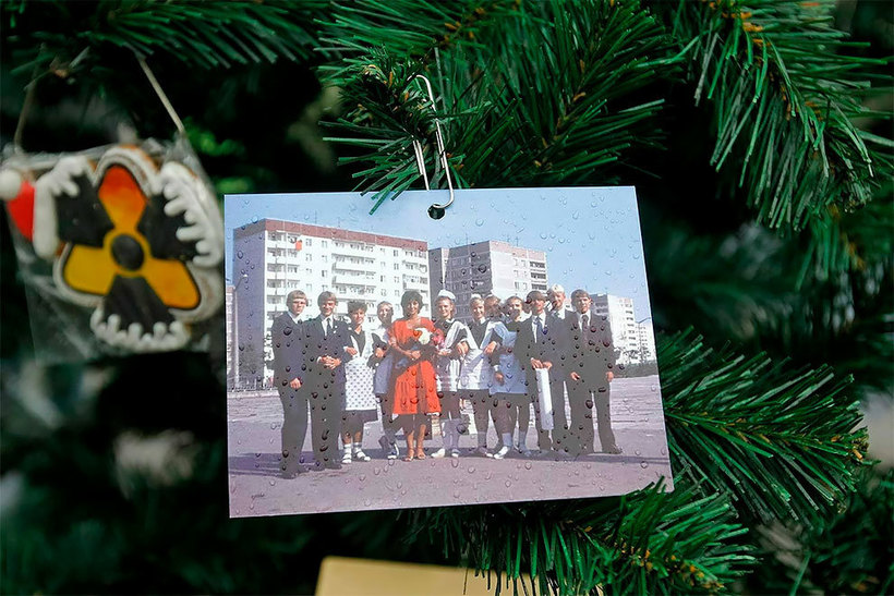 В «мертвом» городе Припять появилась новогодняя елка 