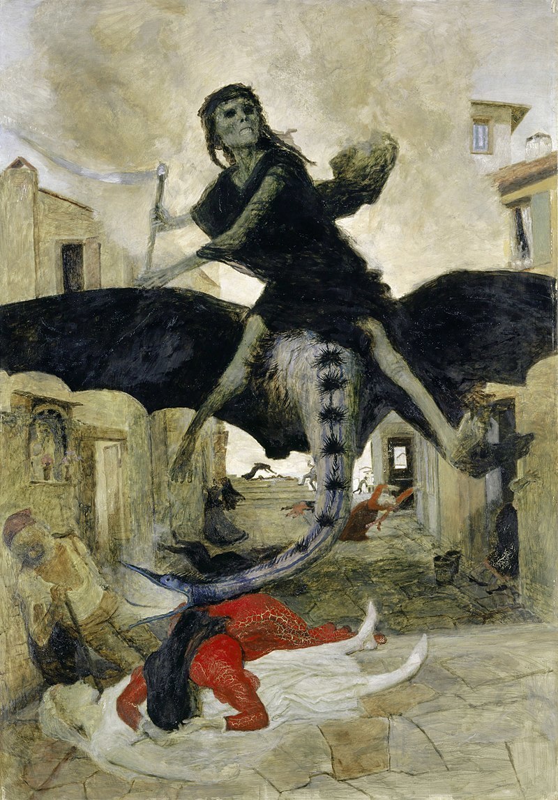 «Чума», 1898 г., Арнольд Бёклин «Чума», 1898 г., Арнольд Бёклин