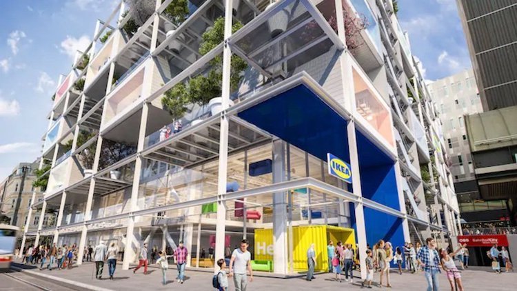 Блог - В новом магазине IKEA в Вене зеленая крыша и нет паркинга В новом магазине IKEA в Вене зеленая крыша и нет паркинга