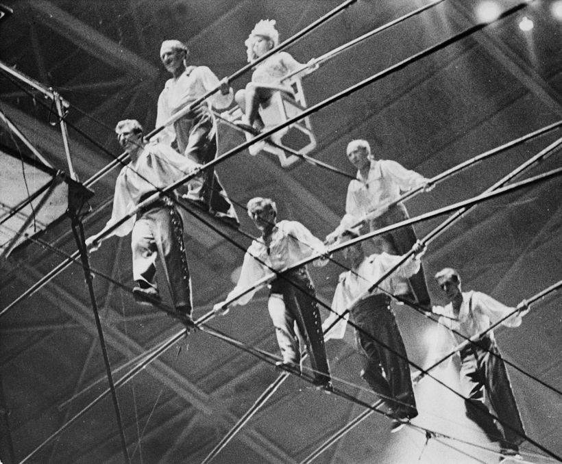 Семья Валленда выступает в 1962 году Семья Валленда выступает в 1962 году