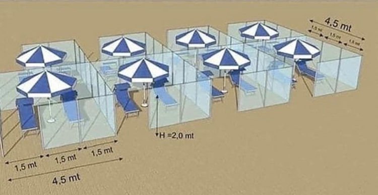 Блог - Итальянская компания разработала кабинки из оргстекла для отдыха на пляже Итальянская компания разработала кабинки из оргстекла для отдыха на пляже