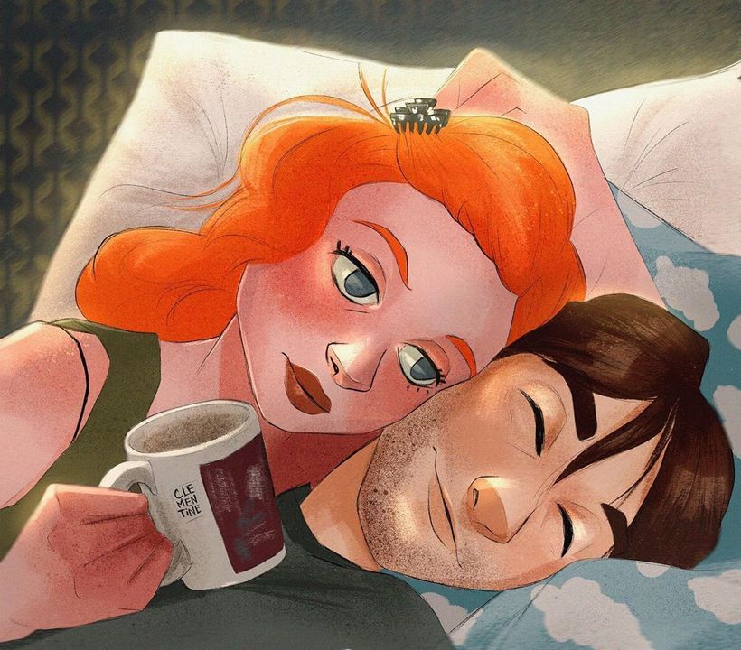 Блог - Художница рисует людей на карантине, и от ее иллюстраций становится хорошо Художница рисует людей на карантине, и от ее иллюстраций становится хорошо
