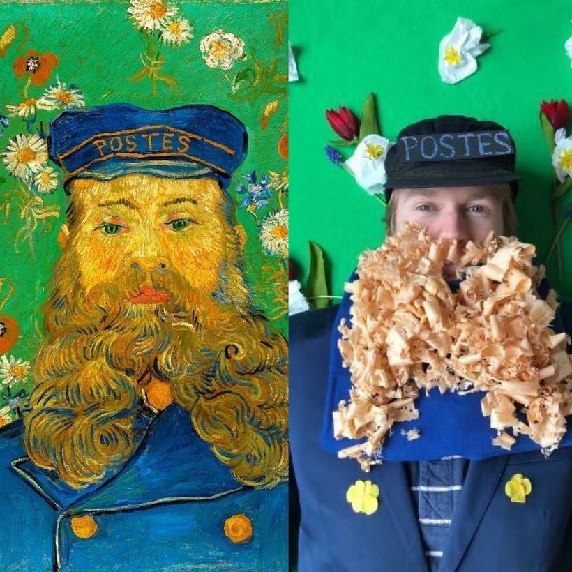Блог - В голландском аккаунте в Instagram люди воссоздают легендарные произведения искусства В голландском аккаунте в Instagram люди воссоздают легендарные произведения искусства