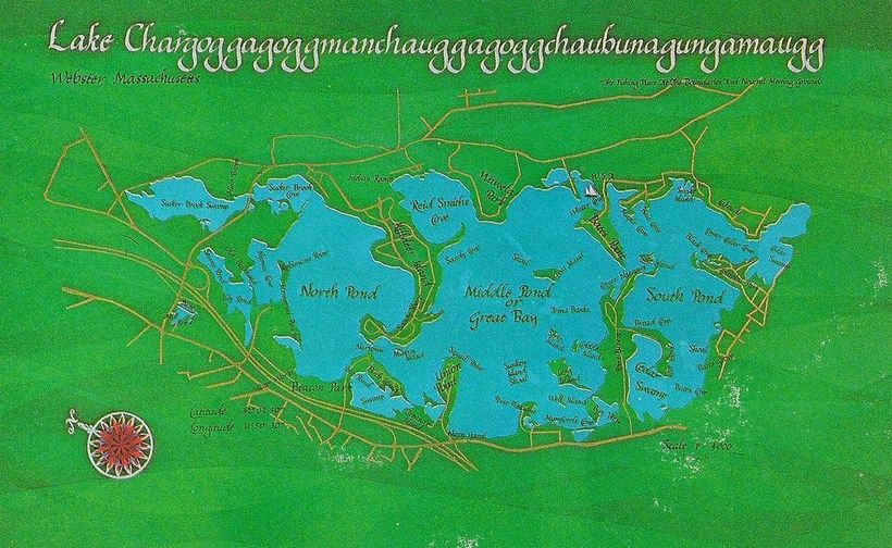 Блог - Самое труднопроизносимое название озера, состоящее из 45 букв, 15 из которых "g" Самое труднопроизносимое название озера, состоящее из 45 букв, 15 из которых "g"