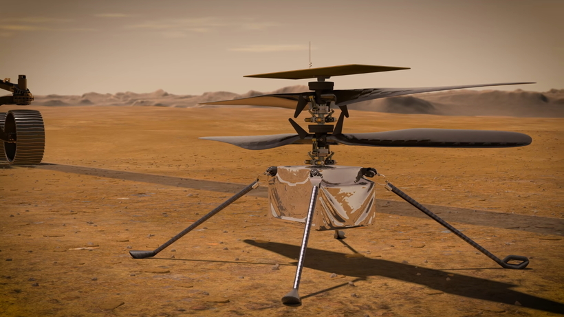 Блог - Видео: NASA готовится к запуску вертолета Ingenuity на Марсе Видео: NASA готовится к запуску вертолета Ingenuity на Марсе