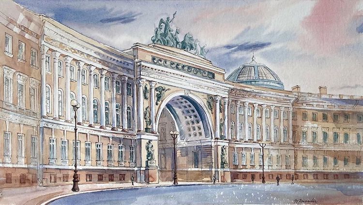 Блог - Изысканные акварели передают магию старых европейских городов Изысканные акварели передают магию старых европейских городов