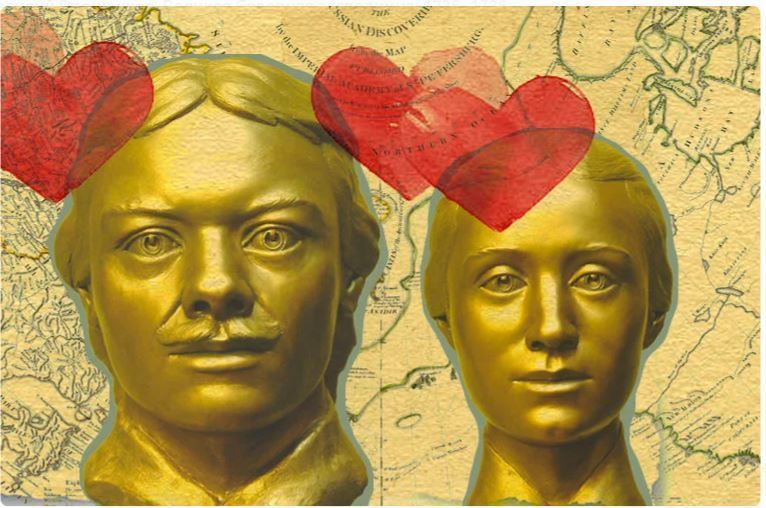 Василий Прончищев и его жена Татьяна